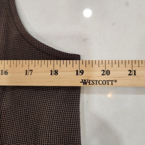 Vintage 80s Marsha and Julio Componix Shawl Vest Brown Size Large Made in USA - Picture 8 of 10